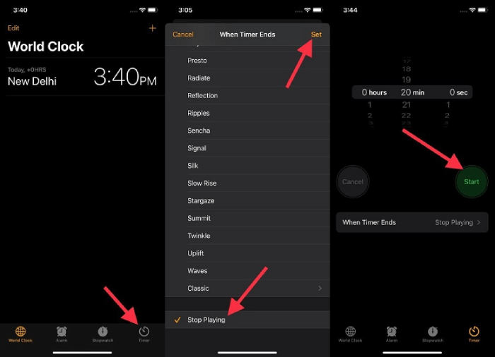 Set Apple Music Sleep Timer On IOS Android Mac Windows