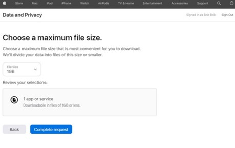 Restore Apple Music Choose Maximum File Size