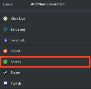 Connect Spotify on Discord on PC 
